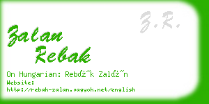 zalan rebak business card